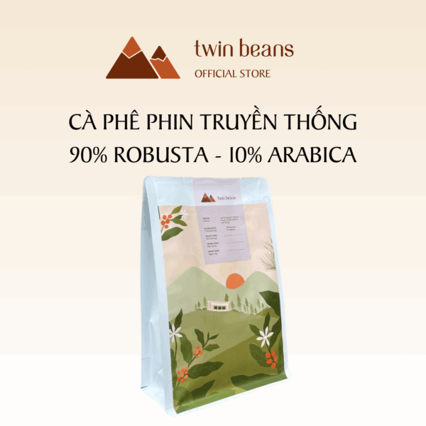 Traditional Vietnamese Phin Coffee - 90% Robusta 10% Arabica