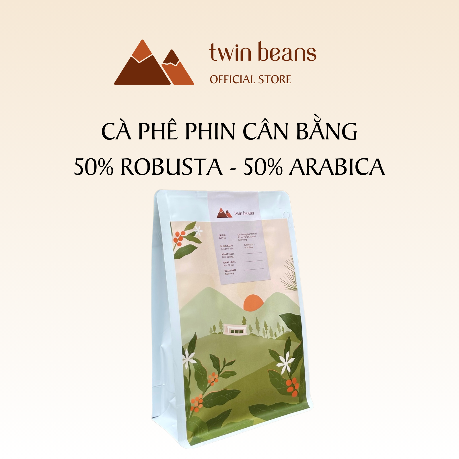 Balanced Coffee - 50% Robusta 50% Arabica